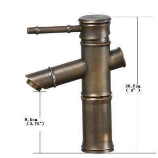Oil Rubbed Bronze Antique Bamboo Vessel Faucet tap  