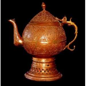  Round Kashmiri Teapot / Samovar 