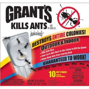   Grants 100500090 10 Count Ant Bait & Trap Stakes Patio, Lawn & Garden