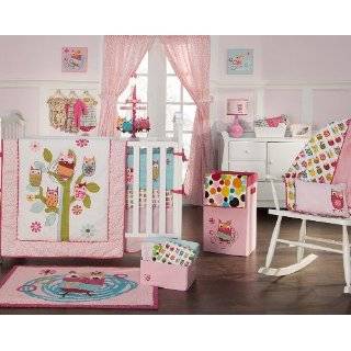  Zutano Owls 4 Piece Crib Bedding Set, Pink Explore similar items
