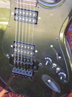 ARIA STG 008 strat guitar Floyd Rose BLACK PRO II CASE  