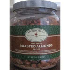 Archer Farms Roasted Almonds Salted 32oz  Grocery 