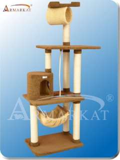 70 High Armarkat Cat Tree Pet Furniture Tan   