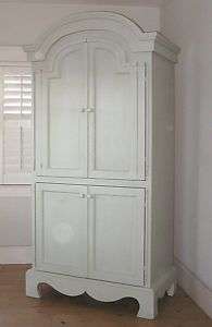 Farmhouse ARMOIRE Cottage Style 30 Distressed Paints Old World Wood 