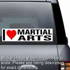 Love Heart MARTIAL ARTS   Window Sticker Bumper