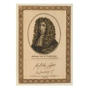  Anthony Ashley Cooper, Earl of Shaftesbury Statesman 