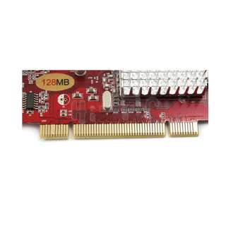 NEW ATI 9200 128MB PCI X Video graphics Card DVI 128 MB  