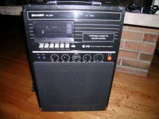 Amplified Cassette Deck Sharp HK 20PA Cassette Sound System karaoke 