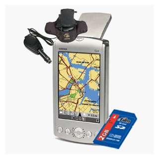  GARMIN IQUE 3600 PDA /GPS W/ AUTO KIT / 2GB SD REMAN 