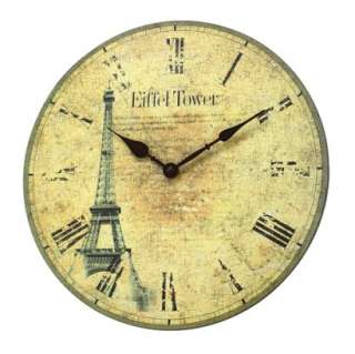 Eiffel Tower Wall Clock.Opens in a new window