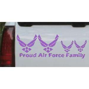  Proud Air Force Stick Family 2 Kids Stick Family Car Window 
