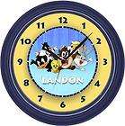 Personalized Baby Looney Tunes Nursery Wall Clock  