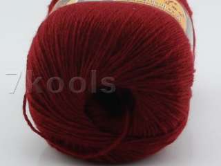 2x50g Soft Pure Cashmere Knitting Yarn Lot,Sport,Camel,211  