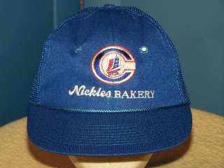 COLUMBUS CLIPPERS Nickles Bakery 1980s Baseball HAT New  