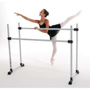 Vita Vibe Ballet Barre   DS72 6ft Portable Adjustable Height Twin Bar 