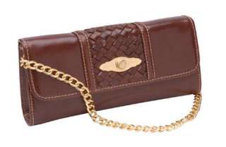 NEW Elliott Lucca Status Leather Clutch Handbag Purse  