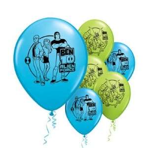 BEN 10 LATEX BALLOONS birthday party supplies decorate  
