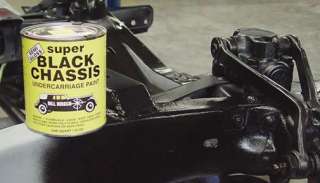 Semi Gloss Super Black Chassis paint duplicates original factory 
