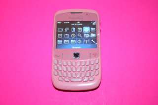 METRO PCS BLACKBERRY CURVE 8530 CELL PHONE PINK 2MP WiFi CDMA GPS MMS 