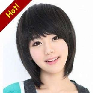 sweet bob wig hair style show by pretty girl note