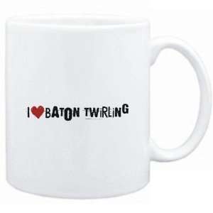  Mug White  Baton Twirling I LOVE Baton Twirling URBAN 