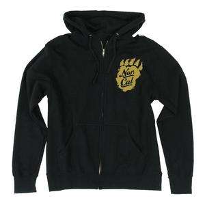 NEW Mens Nor Cal FAN CLUB zip hoodie black medium  