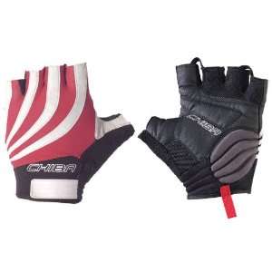  Chiba Mens Gell Racer Cycling Gloves   1 Pair, Small, Red 
