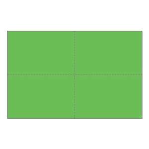  Four of a Kind Standard Sonic Green Blank Postcards (2,500 