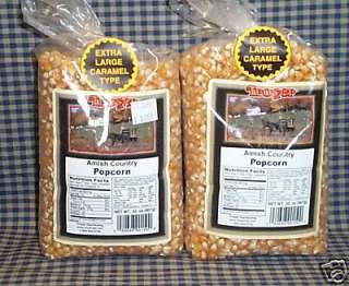 Troyer Amish Country Large Caramel Type Kernels Popcorn  