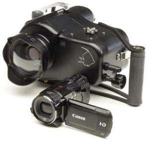Canon HF S30 Camera AND Gates Housing with WA Port  
