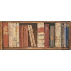  Bookshelves I by Albena Hristova. Size 8.00 X 20.00 Art 