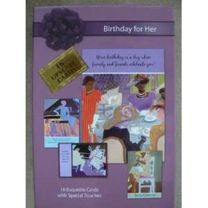  Lawson Falle Birthday for Her 16 Boxed Cards  Elegant 