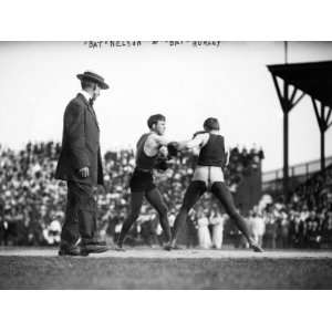  Bat Nelson and Bat Hurley, Boxing, 1910s Photographic 