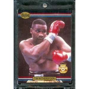   Boxing Card #4   Mint Condition   In Protective Display Case Sports