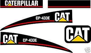 Caterpillar CP 433E Vibratory Compactor   Graphics Kit  