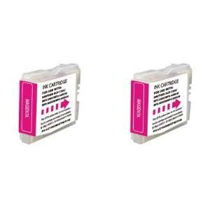  2 pk Brother LC51 Compatible Magenta Ink Cartridge for MFC 