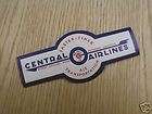 CENTRAL AIRLINES AIR MAIL STICKER