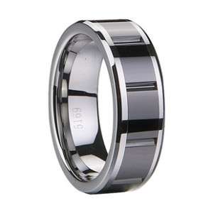 coi Jewelry Tungsten Carbide Ceramic Couple Ring TG1833  