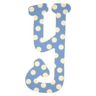My Baby Sam Blue Polka Dot Letter   y.Opens in a new window