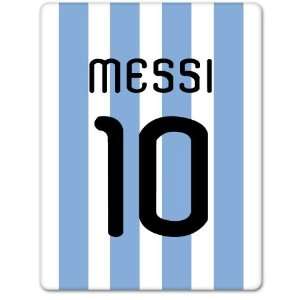    Messi Argentina football car bumper sticker 4 x 5 Automotive