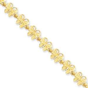  14k Gold Butterfly Bracelet Jewelry