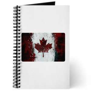   Diary) with Canadian Canada Flag Painting HD on Cover 
