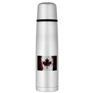   Large Thermos Bottle Canadian Canada Flag Painting HD 