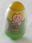 1973 Hasbro Weeble Wobble but dont fall down Yellow Hair Girl Lady 