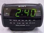 Vtg SONY Dream Machine BIG DIGIT AM FM Snooze/Sleep Alarm Clock Radio 