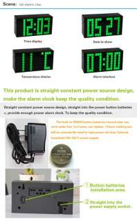 digital clock,led matrix clock,12v led clock,portable mini timer,large 