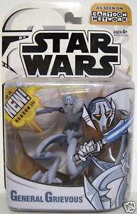 GENERAL GRIEVOUS Star Wars The Clone Wars Figure 2005  