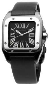  Cartier Mens W2020008 Santos 100 Medium Watch Cartier Watches