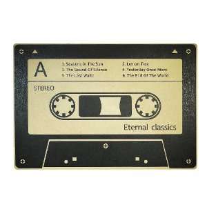  Limited Edition Cassette Tape Design Wooden Mouse Pad 