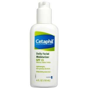  Cetaphil Daily Facial Moisturizer SPF 15  4 oz (Pack of 3 